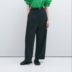 Cordera Tailoring Flower Pinstripe Pants